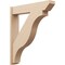 Ekena Millwork 7 1/2-in W x 36-in D x 42-in H Funston Slat Rough Cedar Woodgrain TimberThane Outlooker, Primed Tan OUTUR075X36X42FST24RCPR - alternate 1